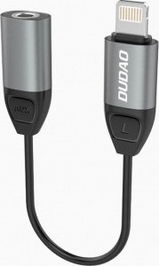 Adapter USB Dudao Adapter Przejściówka Ze Złącza Lightning Na 3,5 mm Mini Jack Szary 6