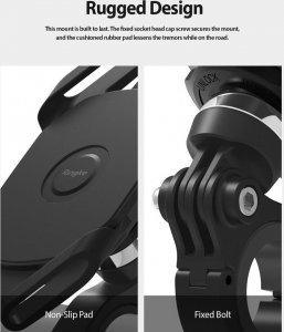 Ringke Uchwyt Rowerowy Ringke Spider Bike Mount Black 11