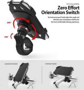 Ringke Uchwyt Rowerowy Ringke Spider Bike Mount Black 3