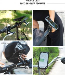Ringke Uchwyt Rowerowy Ringke Spider Bike Mount Black 9