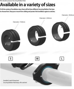 Ringke Uchwyt Rowerowy Ringke Spider Bike Mount Black 10