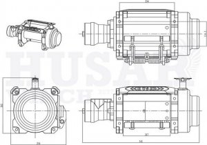 Husar Wyciągarka hydrauliczna BST H 15000 LBS (uciąg 6804 kg) 7