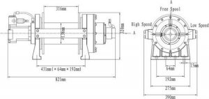 Husar Wyciągarka hydrauliczna BST H 20000 LBS 4