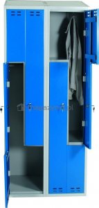 Swedmach Szafka ubraniowa typu L wym. 1920x800x550 mm (kolor: czerwony) (SM-4011071366) 3