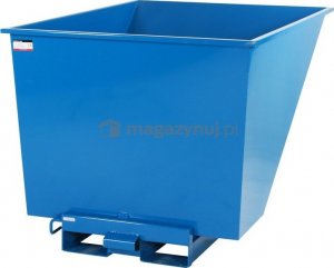 Swedmach Kontener samowyładowczy, wywrotny, wym. 1700 x 1215 x 1045 mm pojemność 1030 l (wariant koła nylonowe i pokrywa) 7