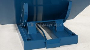 Swedmach Kontener samowyładowczy, wywrotny, wym. 1700 x 1215 x 1045 mm pojemność 1030 l (wariant koła nylonowe) 3