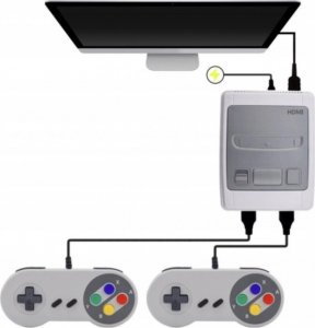 Braders Konsola do gier TV 8-bit HDMI 621 gier 6