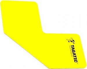 Tagatic Oznaczenia pól odkładczych "L" modułowy Heavy Duty, wym. 50mm (kolor żółty) 1
