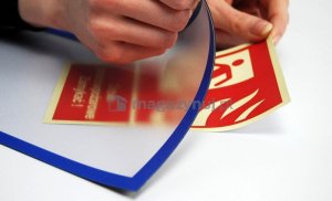 Tagatic Magnetyczna - suchościeralna ramka na dokumenty A4 (kolor żółto-czarny) 4