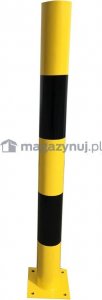 Elkor Stalowy słupek ochronny z czarnymi pasami (wys. 1000 mm) 3