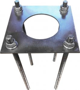 Elkor Stalowy słupek ochronny z kotwą montażową (wys. 1000 mm) 5