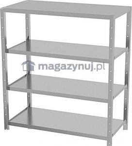 qBox Regał warsztatowy wym. 1350 x 2000 x 600 mm, ładowność 200kg na półkę (półki 5) 2