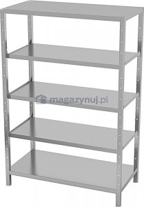 qBox Regał warsztatowy wym. 1350 x 2000 x 600 mm, ładowność 200kg na półkę (półki 5) 3