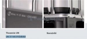 Werit-P Kontener IBC 1000l UN 150/50 na palecie z tworzywa sztucznego do oleju (wym. 1200 x 1000 x 1163 mm) 3