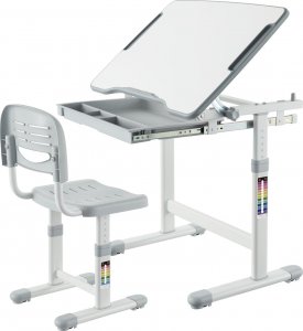 Mozos Biurko dziecięce krzesło z regulacją (DC-SET-GREY) 11