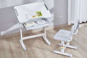 Mozos Biurko dziecięce krzesło z regulacją (DC-SET-GREY) 3