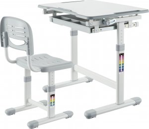 Mozos Biurko dziecięce krzesło z regulacją (DC-SET-GREY) 8