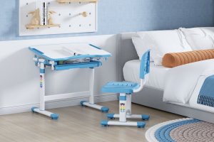 Mozos Biurko dziecięce krzesło z regulacją (DC-SET-BLUE) 2