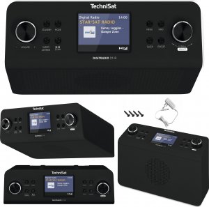 Radio TechniSat TECHNISAT 0000/3965 DIGITRADIO 21 IR - radio podszafkowe internetowe czarne 1