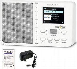 Radio TechniSat TECHNISAT 0001/3967 STERNRADIO IR 2 z akumulatorem, biały 1