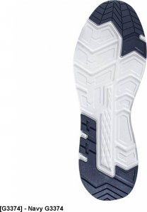 Ardon AMBLE WHITE G33 - męskie półbuty sportowe, cholewka dzianina, lekkie, wygodne, podeszwa EVA/guma - Navy G3374 44 2