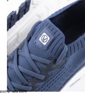 Ardon AMBLE WHITE G33 - męskie półbuty sportowe, cholewka dzianina, lekkie, wygodne, podeszwa EVA/guma - Navy G3374 44 5