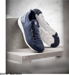 Ardon AMBLE WHITE G33 - męskie półbuty sportowe, cholewka dzianina, lekkie, wygodne, podeszwa EVA/guma - Navy G3374 44 6