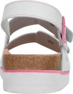 Ardon VENUS WHITE G3303 - damski sandał korkowy biały z podniesioną piętą 39 4