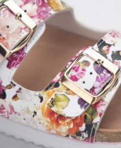 Ardon JUNO ROSE G3302 - damski klapek korkowy z podniesioną piętą 36 5