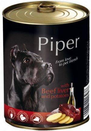 Piper Piper Pies Wątroba wołowa i ziemniaki puszka 800g 1