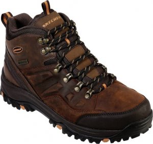 Buty trekkingowe męskie Skechers Relment Traven ciemnobrązowe r. 45 1/2 2