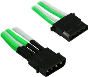 Nanoxia Molex - Molex x2, 0.2m, Zielony (NX4PY2EGW) 1