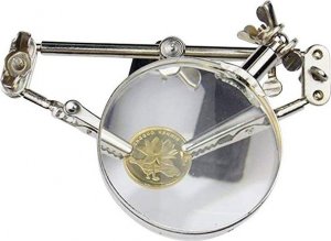 ER4 TRZECIA RĘKA ZESTAW DO LUTOWANIA UCHWYT LUPA 3