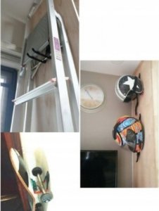 ER4 WIESZAK NA ROWER ŚCIANĘ UCHWYT HAK ROWEROWY 3