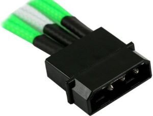 Nanoxia Molex - 3-pin x2, 0.3m, Zielony (NX42A30GW) 2