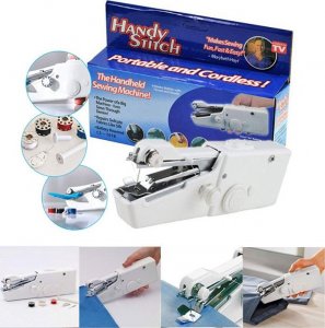 Maszyna do szycia ER4 MINI MASZYNA RĘCZNA DO SZYCIA HANDY STITCH BATERIE 4