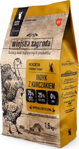 Wiejska Zagroda Indyk z kurczakiem kocięta 1,6 kg 1