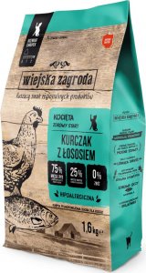 Wiejska Zagroda Kurczak z łososiem kocięta 1,6 kg 1