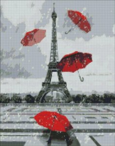 Ideyka Diamentowa Mozaika - Ulubiony Paryż 40x50cm 1