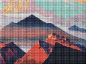 Ideyka Diamentowa mozaika - Himalaje 30x40cm 1