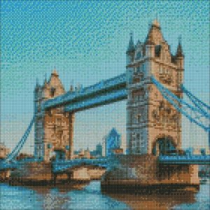 Ideyka Diamentowa mozaika - Tower Bridge 40x40cm 1