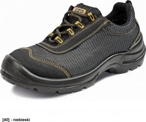 CERVA STRONG PROFESSIONAL SPRINT GREY S1 - materiałowe półbuty ochronne ze stalowym podnoskiem, podeszwa PU/PU 47 5