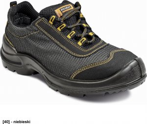 CERVA STRONG PROFESSIONAL SPRINT GREY S1 - materiałowe półbuty ochronne ze stalowym podnoskiem, podeszwa PU/PU 47 6