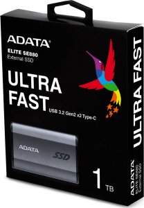 Dysk zewnętrzny SSD ADATA Elite SE880 1TB Szary (AELI-SE880-1TCGY) 6