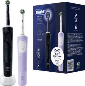 Szczoteczka Oral-B Vitality Pro D103 Duo 2 szt. Black/Purple 2