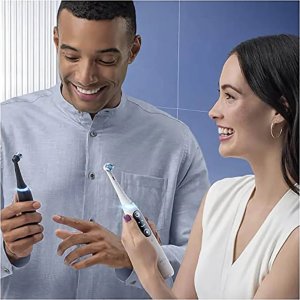 Szczoteczka Oral-B Szczoteczka magnetyczna iO Series 8 Duo 2 szt. Black/Purple + dodatkowa końcówka 8