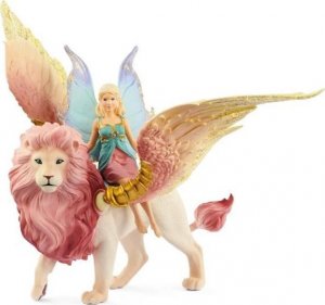 Figurka Schleich Schleich Bayala Elf on winged lion, toy figure 1