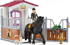 Figurka Schleich Schleich Horse Club horse box with Tori & Princess, play figure 1