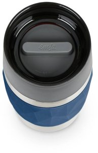 Emsa Travel Mug Compact thermal mug 0.3 liters (dark blue, screw cap) 4