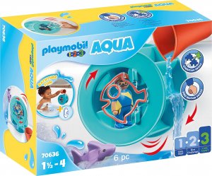 Playmobil Playmobil Water whirl wheel with baby shark, Figure Toy 70636 1